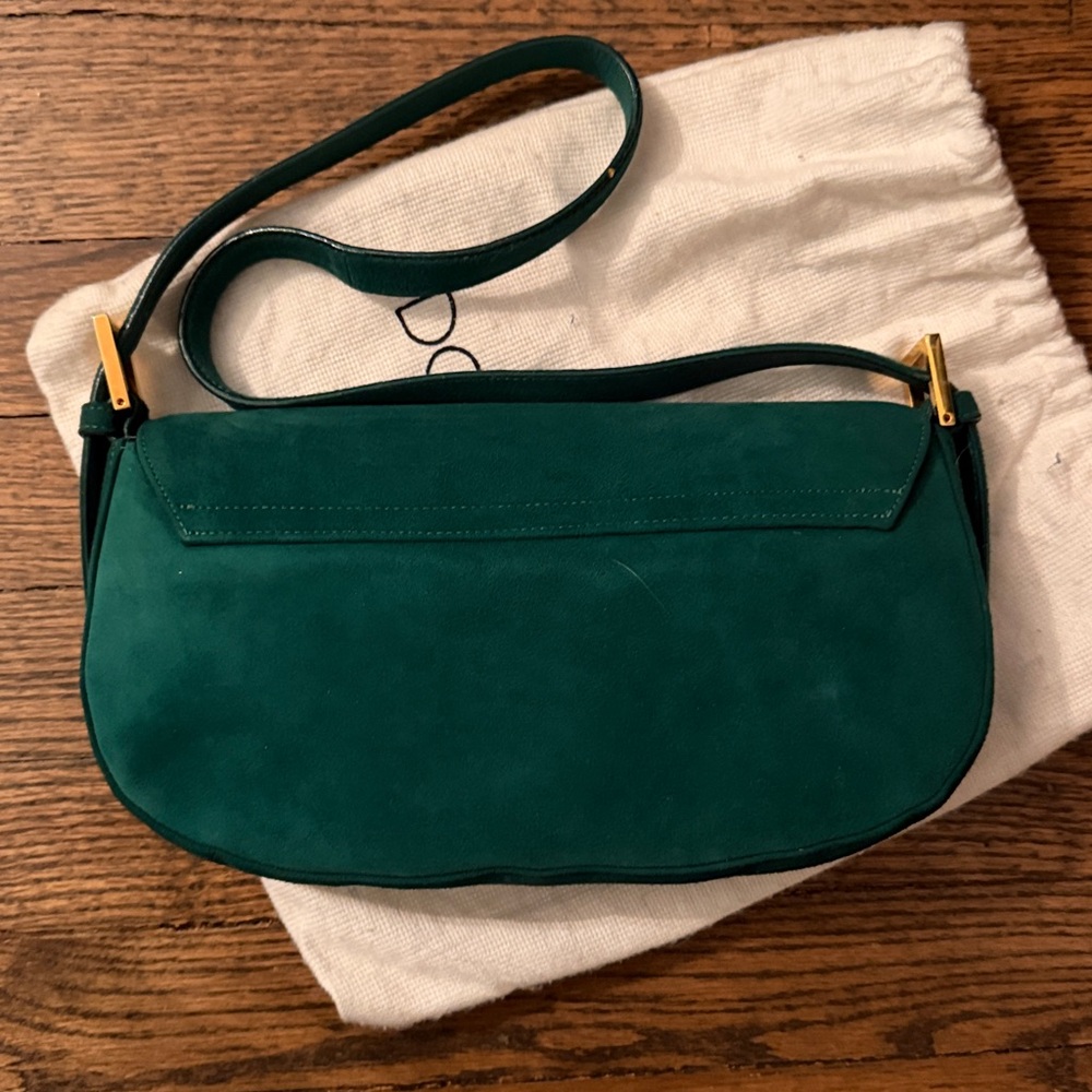 Vintage Suede St. John Shoulder Bag Handbag Immaculate Condition - Picture 2 of 4